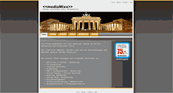 Desktop Screenshot of mediamixx.de